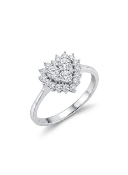 Anillo Donna Oro Mujer Luce in Oro blanco Diamante DHAF9496.011_12 - DHAF9496.011_12